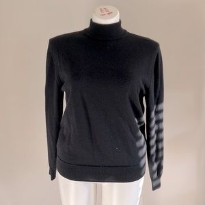 Men’s Black Wool Turtleneck Sweater | XXL